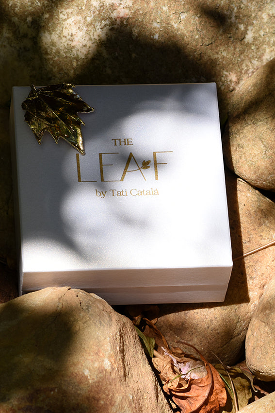 Broches de folha de plátano