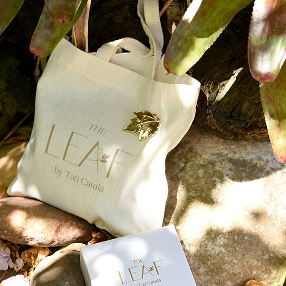 Broches de folha de plátano