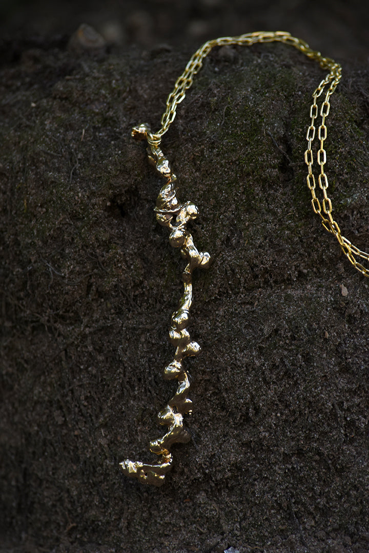 Colar flores Fenix vertical - The Leaf®