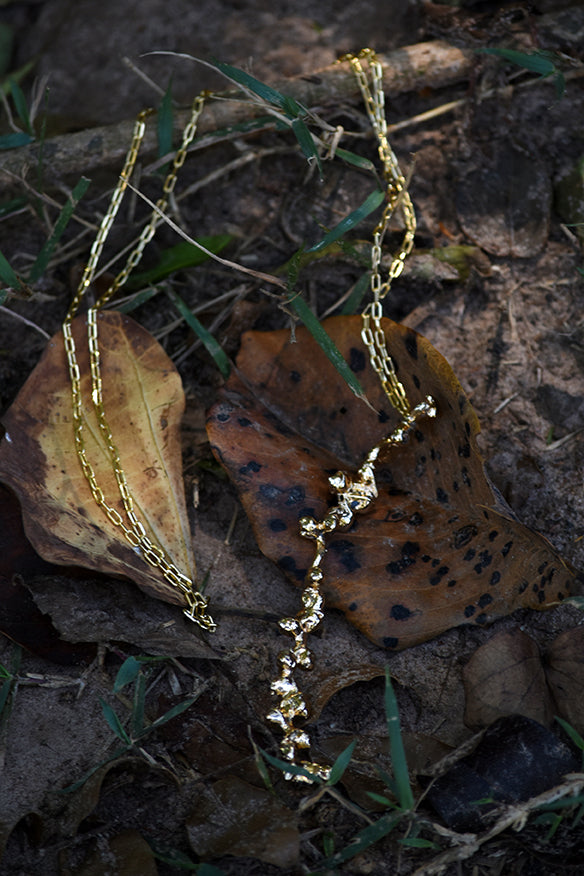 Colar flores Fenix vertical - The Leaf®