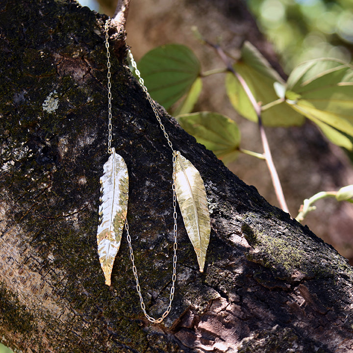 Escapulário folhas de mangueira