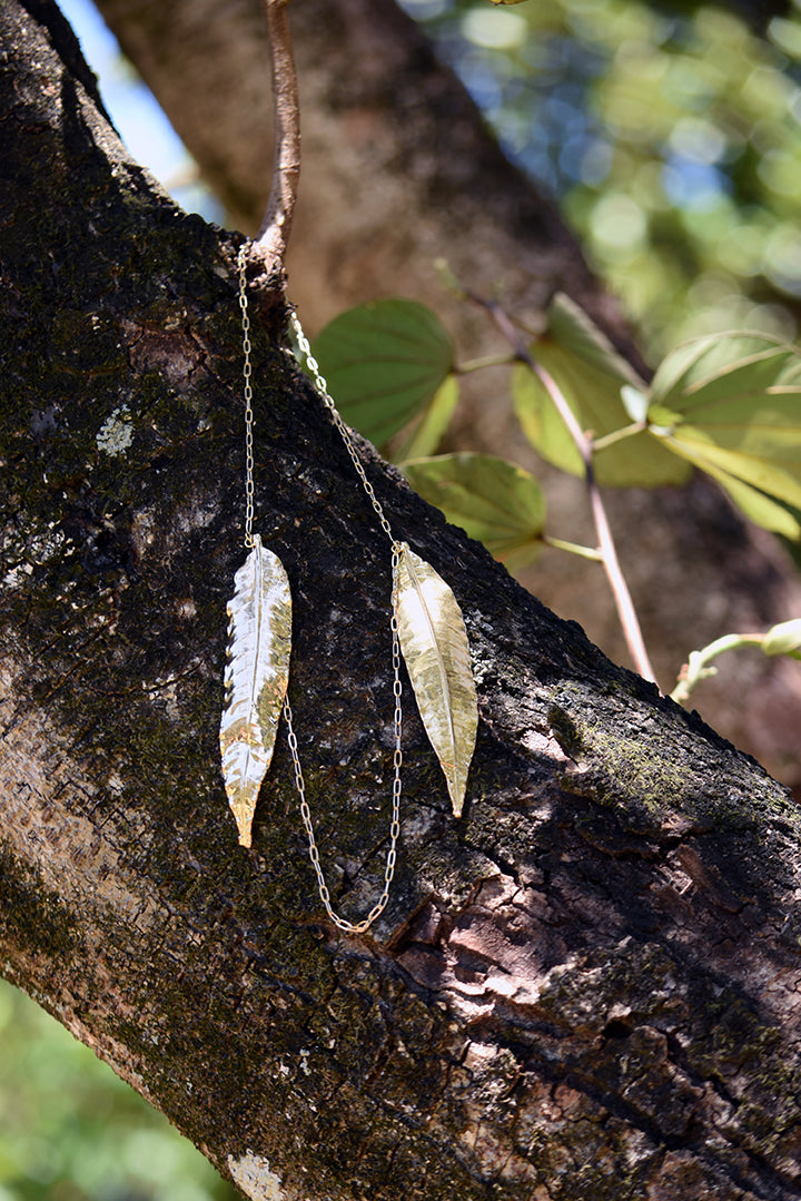 Escapulário folhas de mangueira