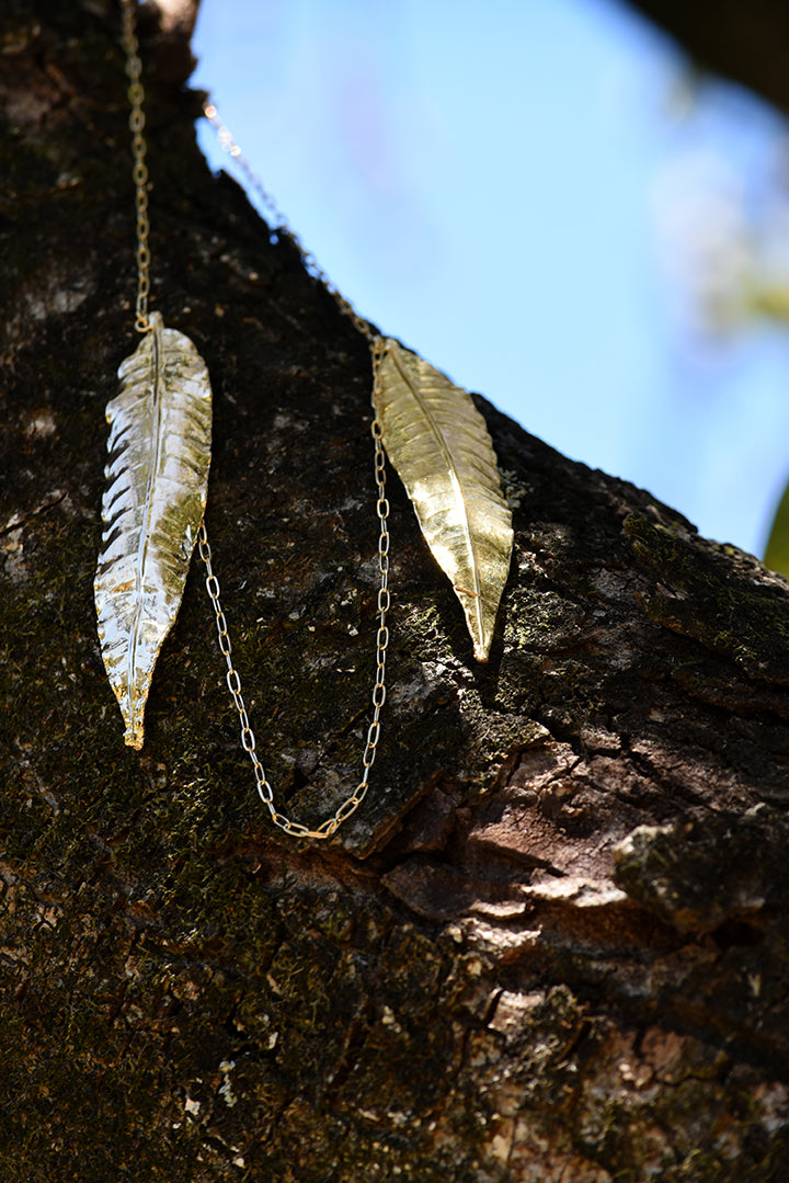 Escapulário folhas de mangueira