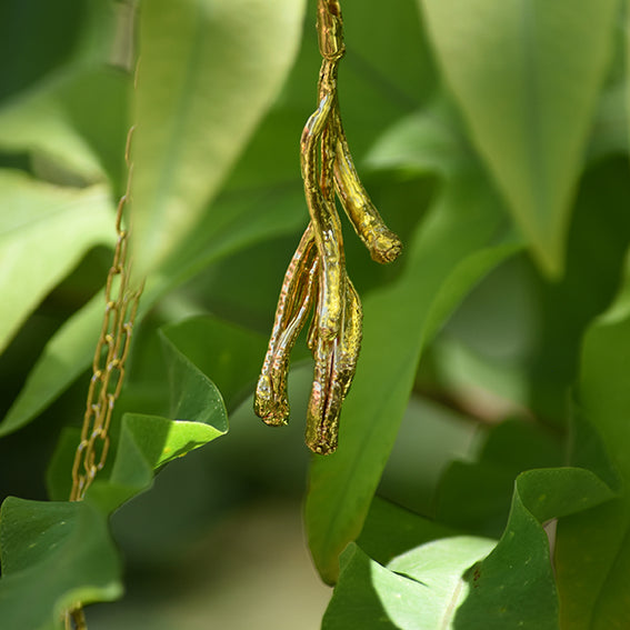 Pingente de alecrim com corrente