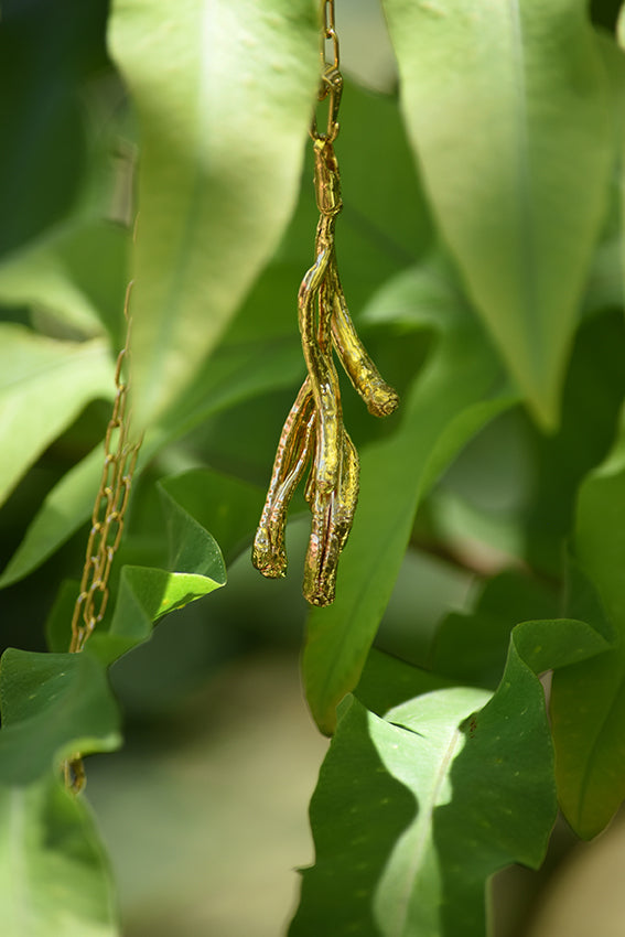 Pingente de alecrim com corrente