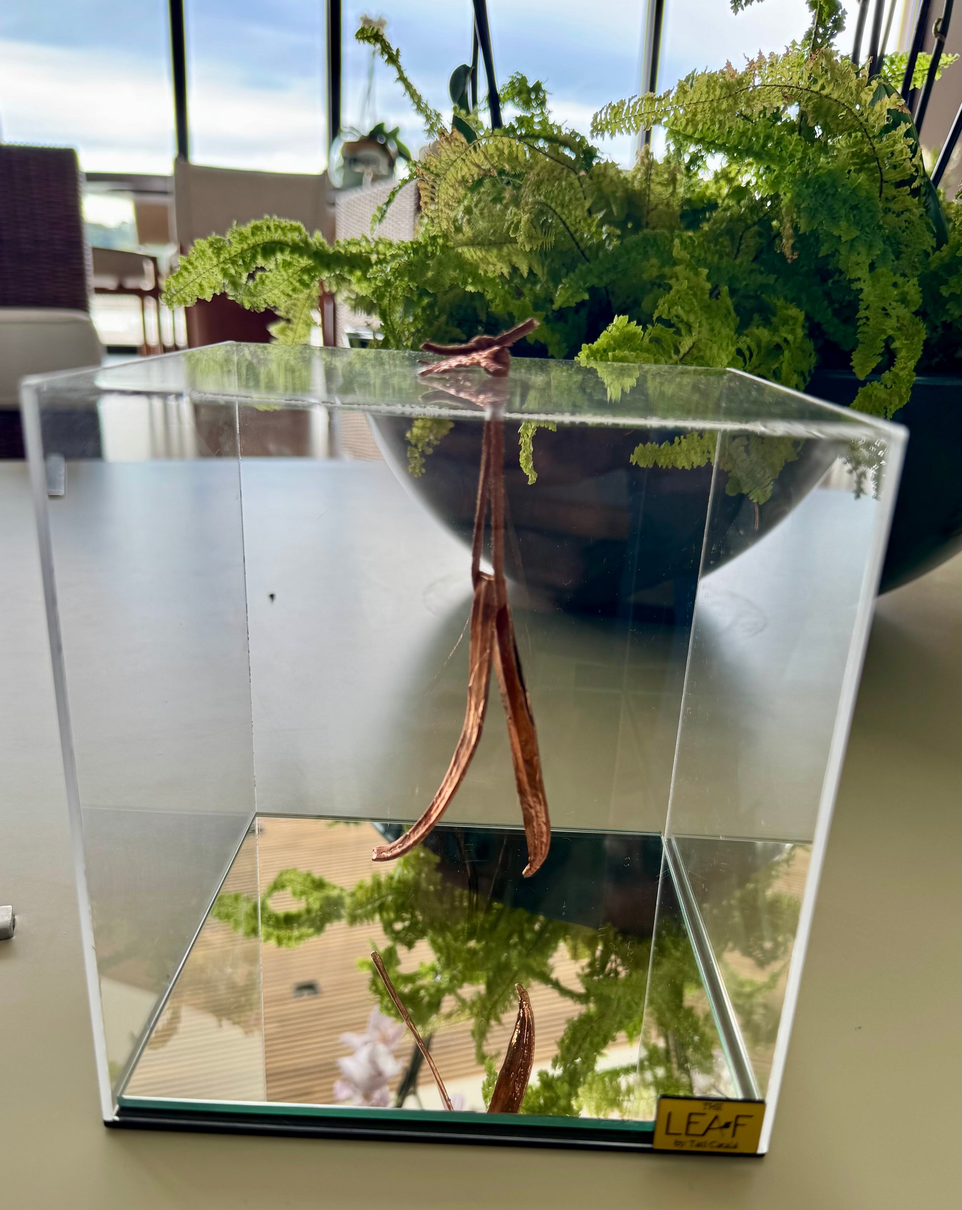 Acrílico folha de bambu em cobre The Leaf®