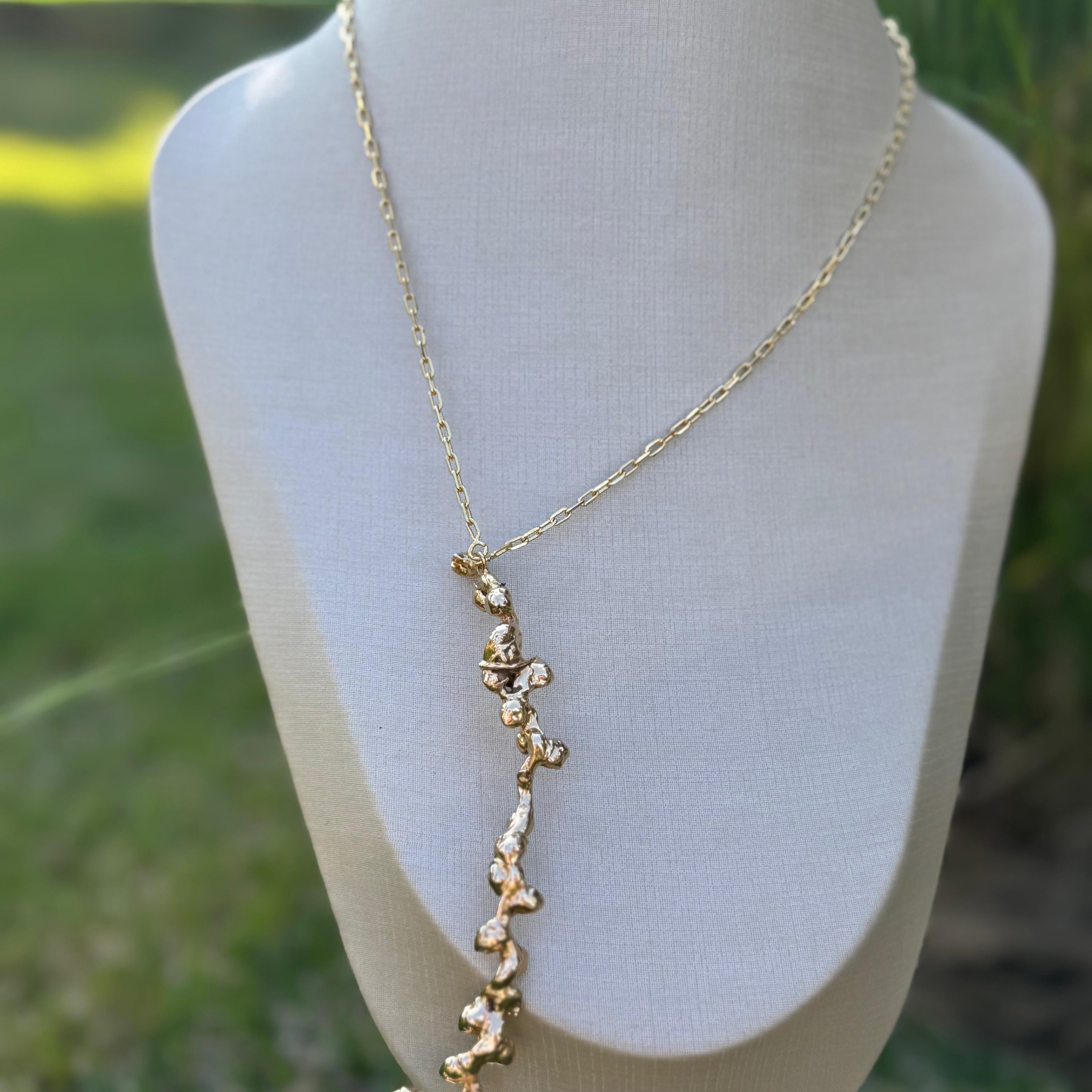 Colar flores Fenix vertical - The Leaf®