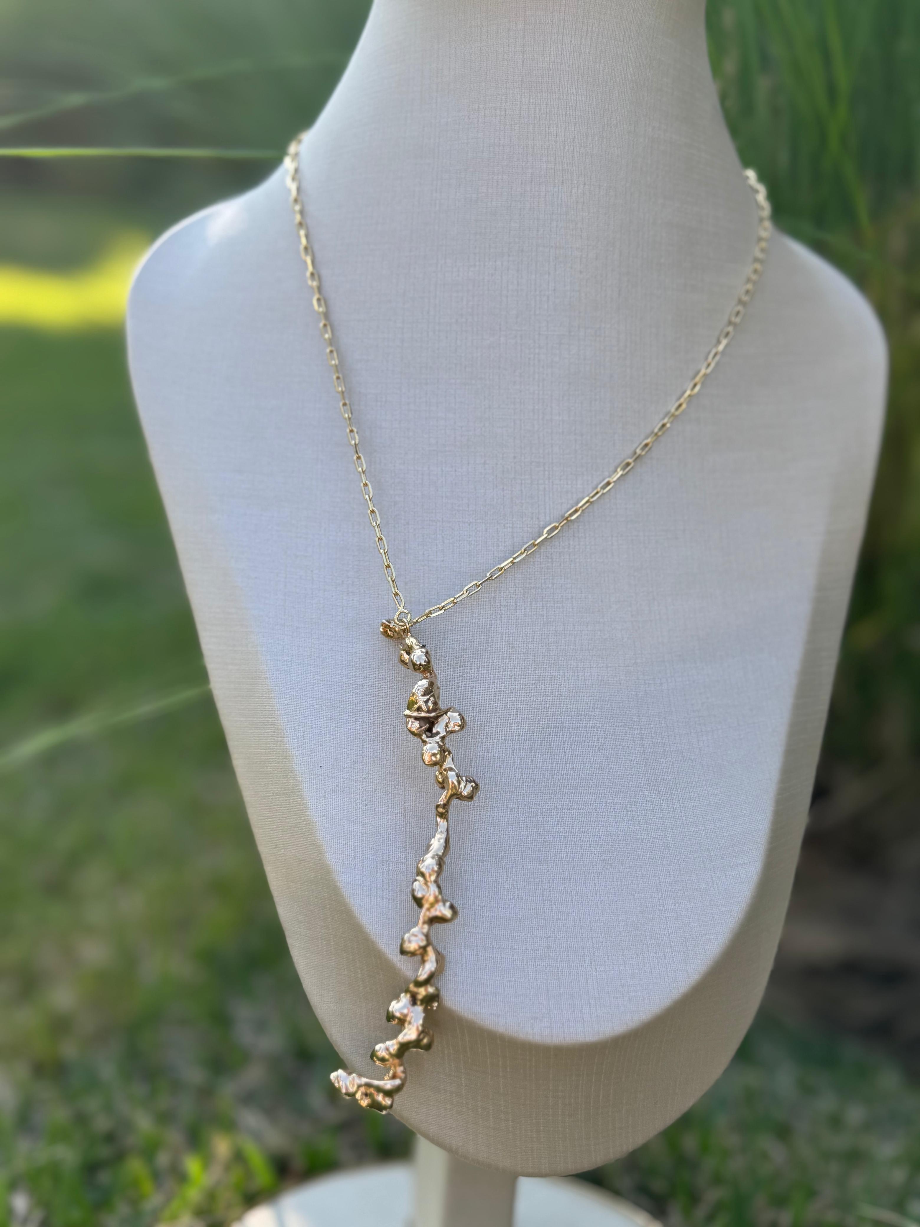 Colar flores Fenix vertical - The Leaf®