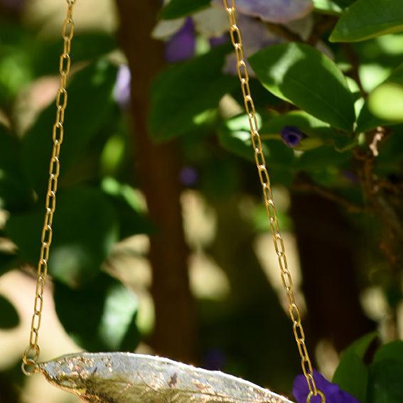 Colar de Oliveira banhado em ouro 18k